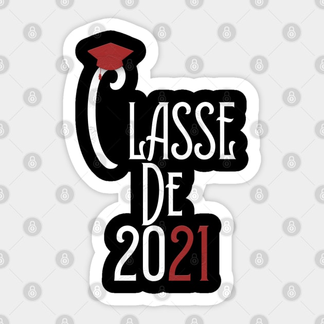 Classe de 2021 senior Sticker by Db Printed